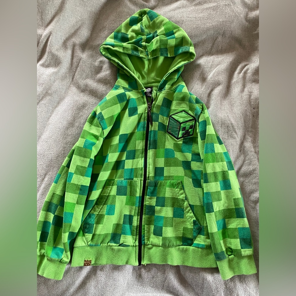 Kids Minecraft Hoodies Size 7/8 Used